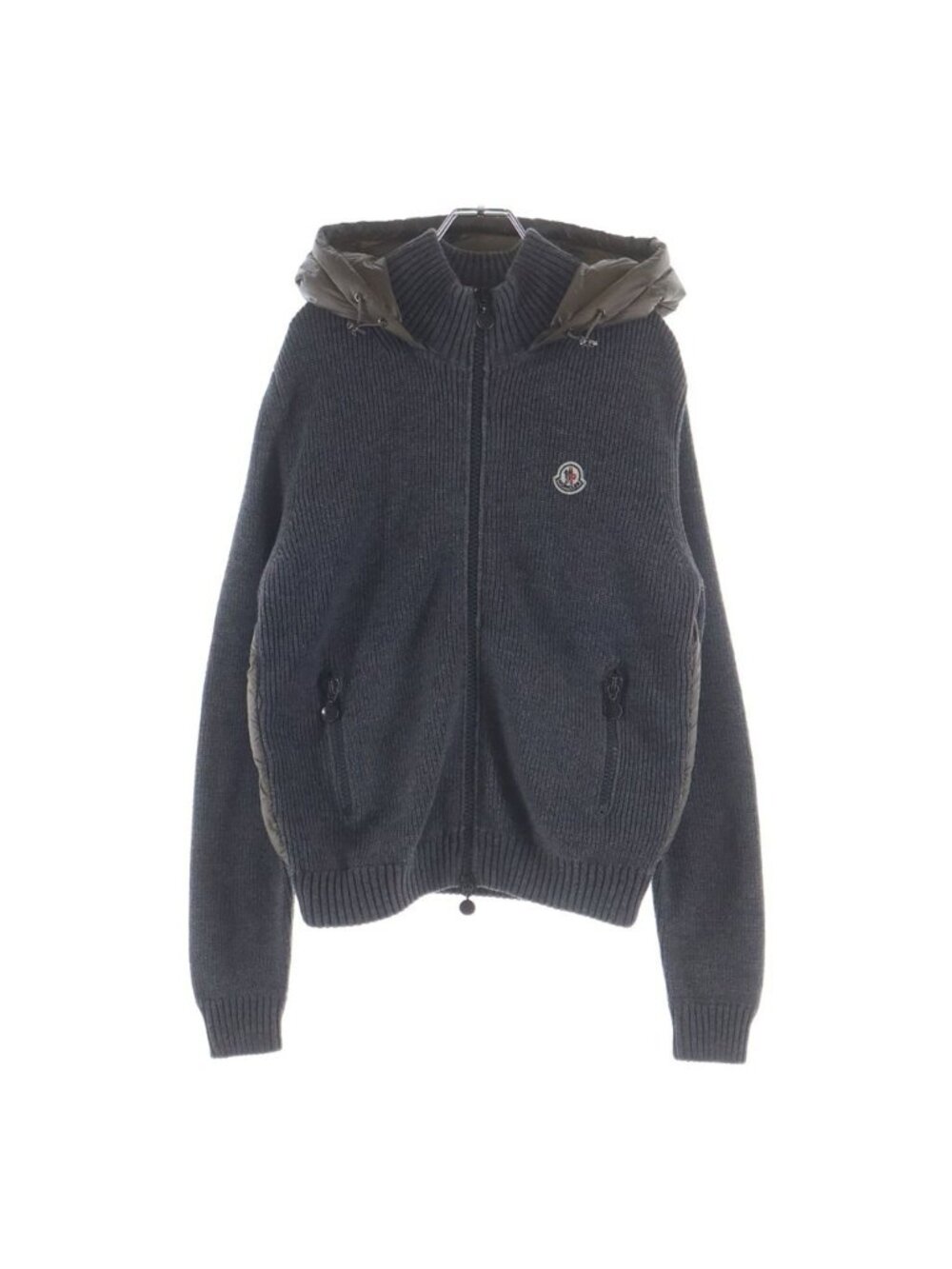 Moncler Maglione Tricot Cardigann Khaki Gray Cardigan